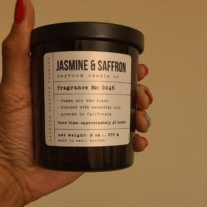Jasmine & Saffron Scented Candle - 9oz